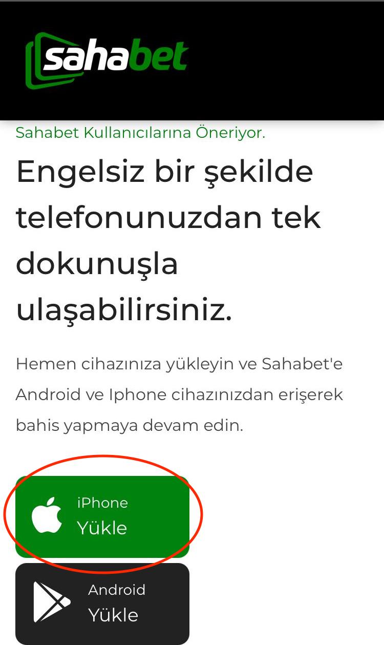 Sahabet iOS